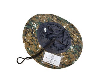 Digital Camo Aussie Safari Hat with Pockets