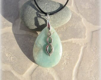 Pendentif amazonite celtique