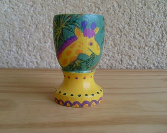 Nice colorful wooden egg Cup