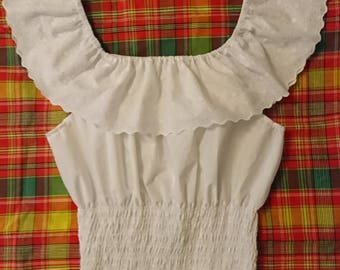 Heirloom Collection Vintage Smocked Bodice Creeper White main image 1