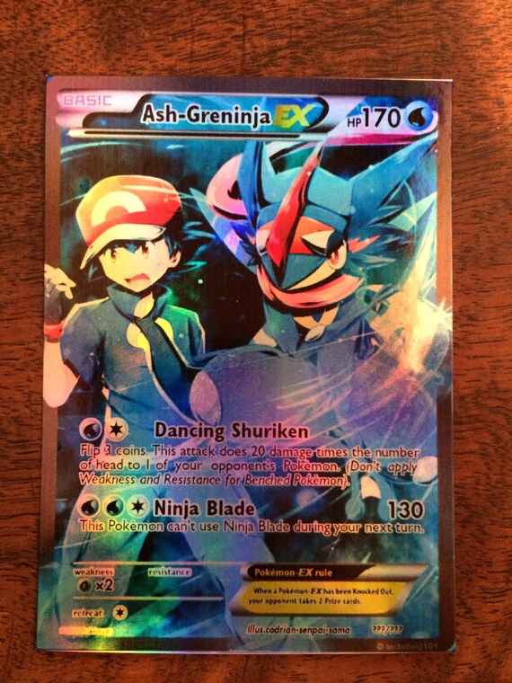 Ash greninja gx ex orica pokemon card