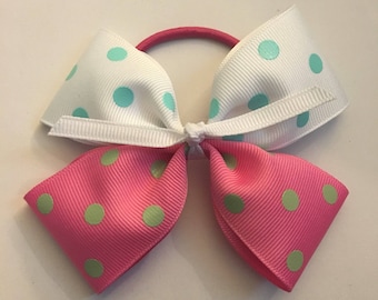 Hair Bow with Elastic Hair Tie