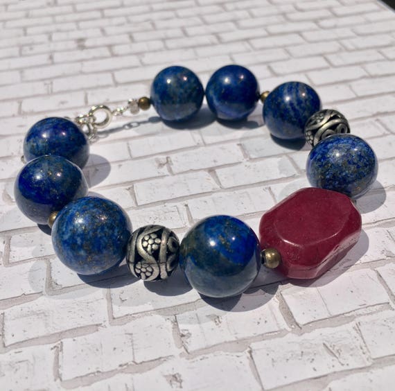 red jade stone bracelet