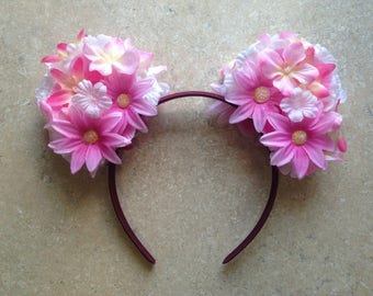 Pretty in Pink Minnie Mouse Ears