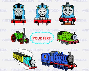 Thomas the train svg | Etsy