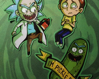 Rick and Morty Stickers