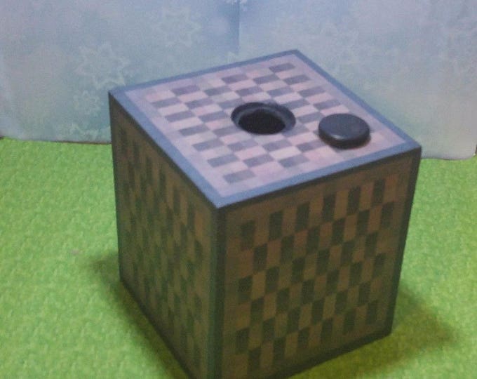 Minecraft inspired jukebox money box