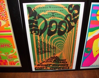 The Doors Capt Speed Original SECOND PRINTING 1967 Promo Poster NM++ Rare Find!