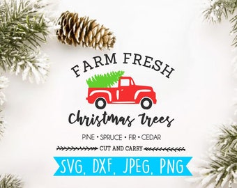 Download Farm fresh christmas tree svg | Etsy