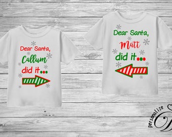 siblings christmas shirts