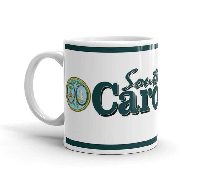 South Carolina Mug, S Carolina Keepsake, S Carolina Memorial, S Carolina Pride, Coffee Mug