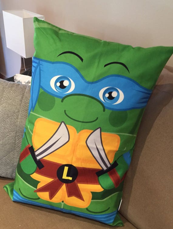 Leonardo Turtle 'Hero Hugger' Decorative Pillowcase Custom Design Ninja