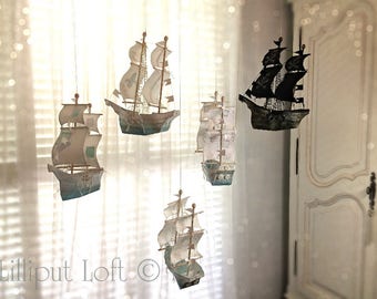Sailing Ship in Papier Maché