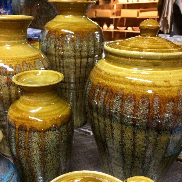 Vermont Stoneware Pottery Ceramic Art tableware by darshanpottery