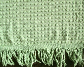 Morgan Jones Vintage Chenille Bedspread with Fringe