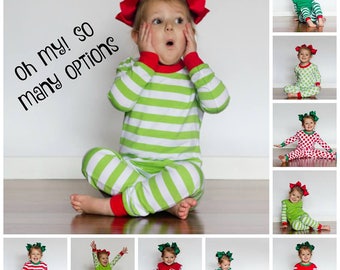 Personalized Christmas Pajamas, Family Christmas Pajamas, Monogrammed Christmas Pajamas, Personalized Pajama Set, Matching Pjs PREORDER