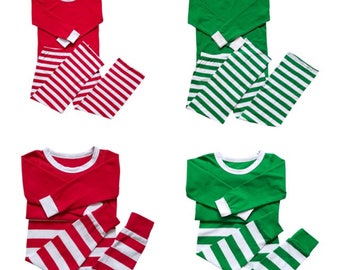 Personalized Christmas Pajamas, Matching Adult & Kids Christmas Pjs, Monogrammed Christmas Pajamas, Christmas Gift, Monogram PJ