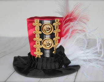 Circus Mini Top Hat Costume Circus Birthday Halloween