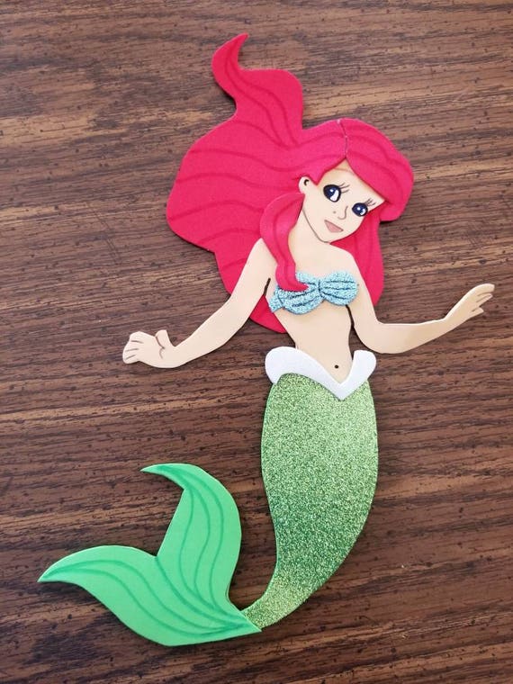 Little mermaid pricness foam figures great for centerpieces