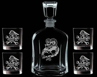 personalized decanter set chief petty officer promotion gift cpo pinning sponsor gift chief petty officer