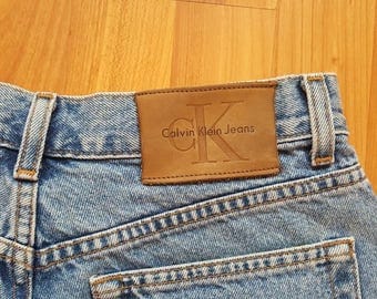 Calvin Klein Denim shorts Waist 30 inches 90s High waisted shorts Denim High waisted shorts Nr. 21