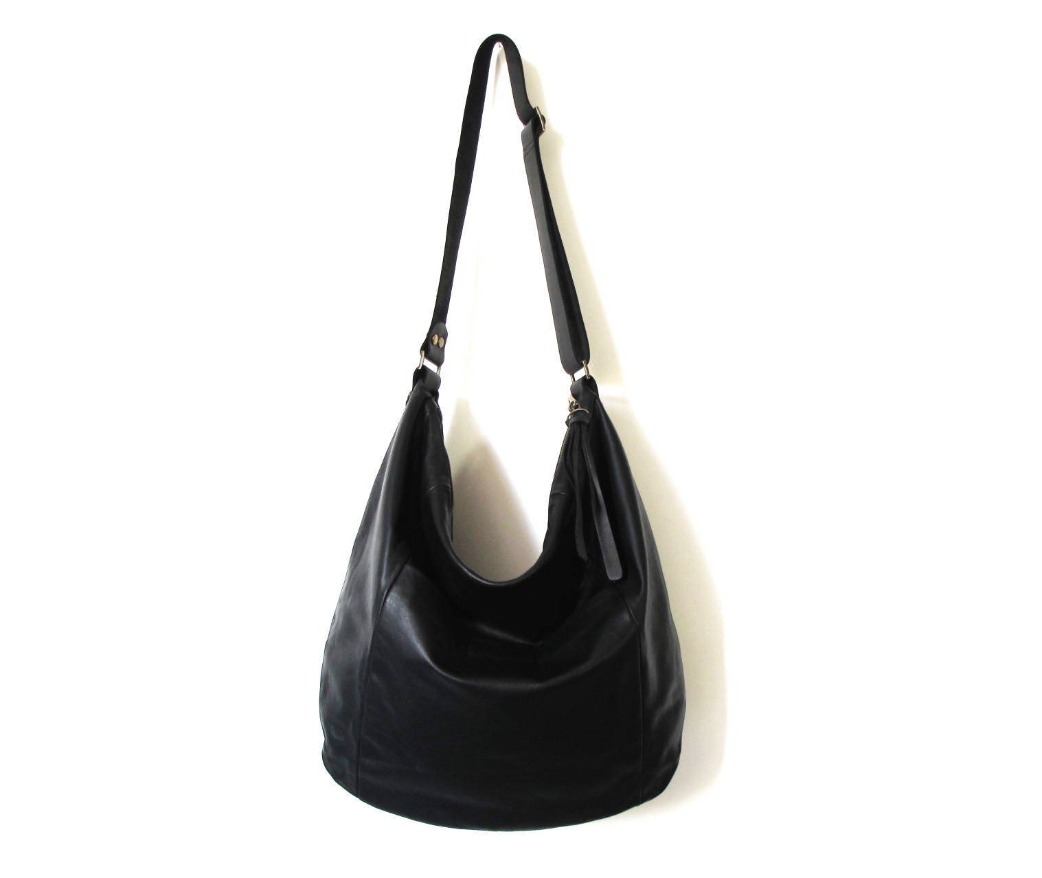 Black Soft Leather Handbags Uk