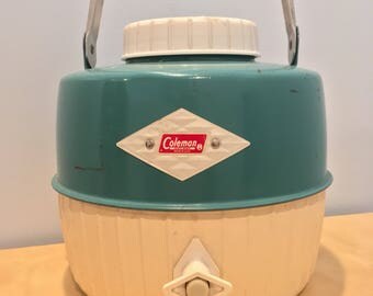 Glacière Vintage Coleman 5591A – 1 Gallon – Thermos Réfrigéré USA – Très Bon état