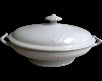White Ironstone Tureen ~ Baker & Chetwynd