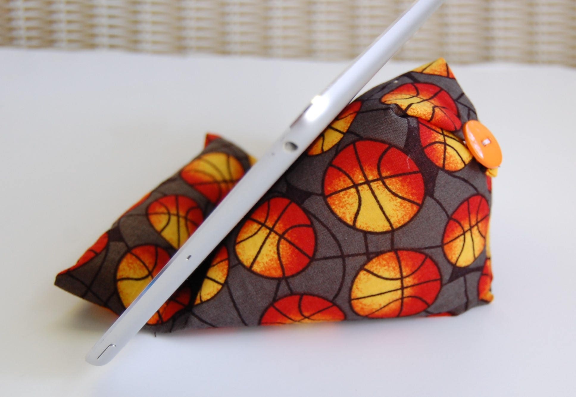 Basketball Phone Holder Beanie for any smart phone and tablet