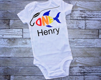 O'Fishally One First Birthday Outfit- Fishing 1st Birthday- Fish First Birthday Outfit- 1st Birthday- Fishing Birthday- Big One- Shirt