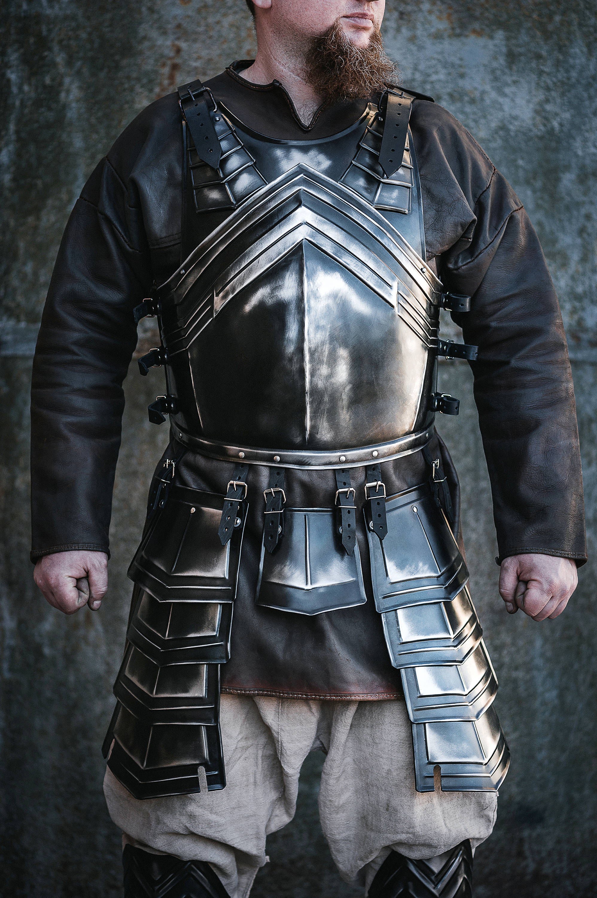 LARP Steel Armor The Dwarven Cuirass-Chest-Back