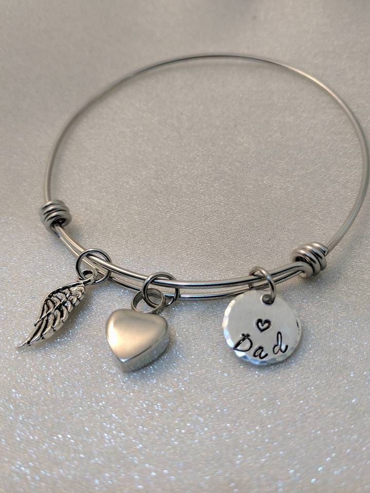 Urn Bracelet Personalized Urn Jewelry Sympathy Gift Loss
