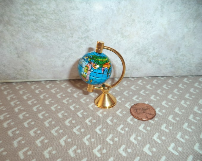 1:12 scale dollhouse miniature World globe