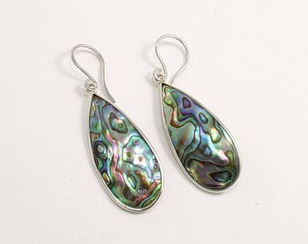 Boho Tribal Colorful Stone Drop Earrings For Women Vintage Spiral...