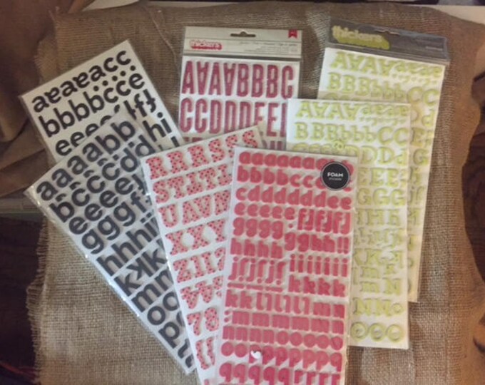 Thickers. Three Dimensional Stickers for Scrapbooking or CardMaking - SOLD FOR CHARITY