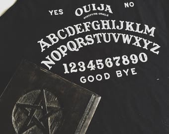 Ouija Board Tank - Hand Drawn Graphic Tank - Graphic Tee - Graphic Tank Top