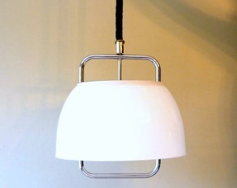 50% OFF Harvey Guzzini white pendant light, Italian design ceiling lamp, vintage design