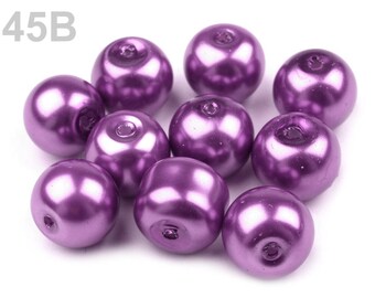 B 45-50 g 10 mm glass pearl beads