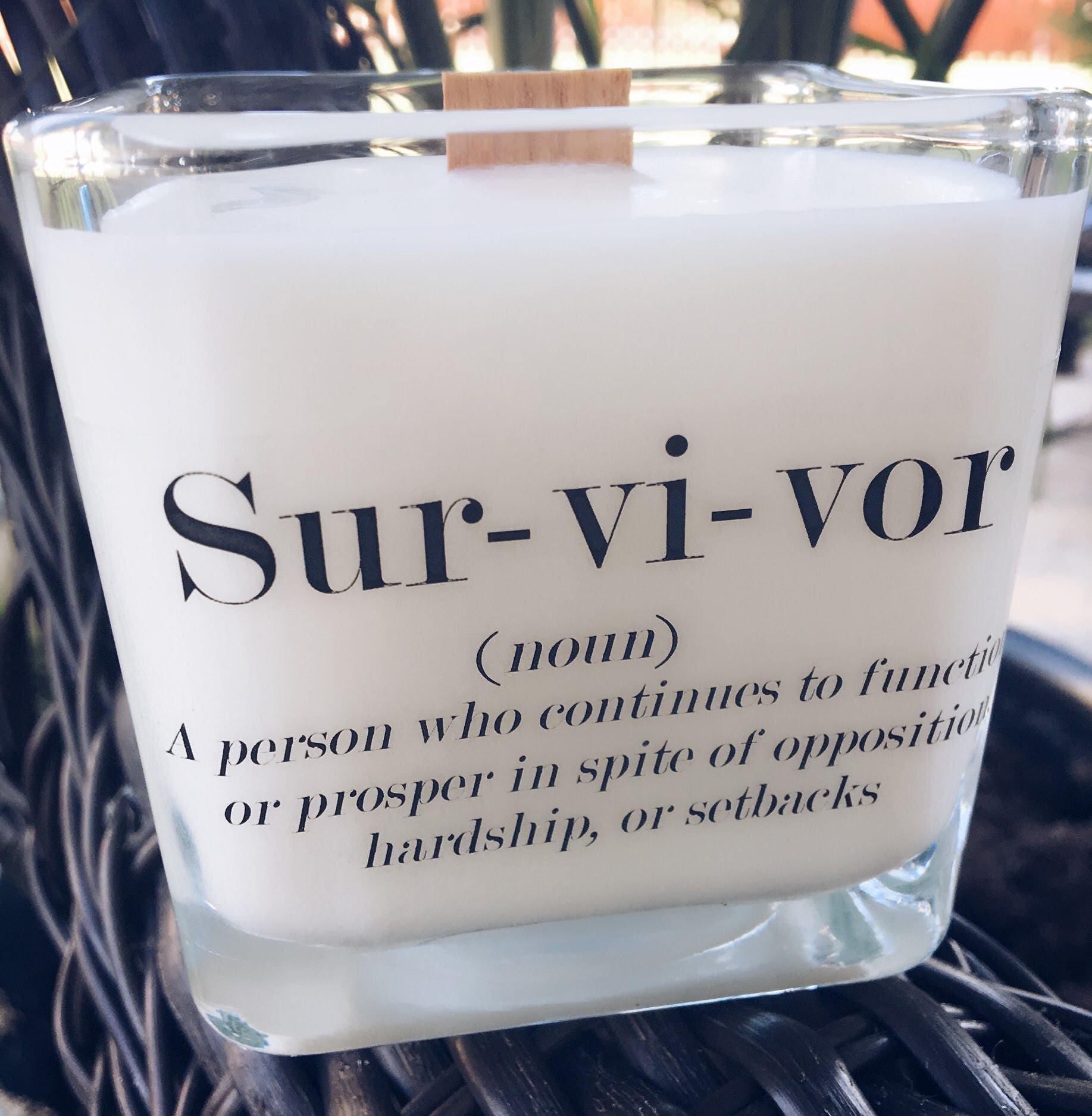 The ORIGINAL Survivor Candle 12 oz Pure Soy Candle