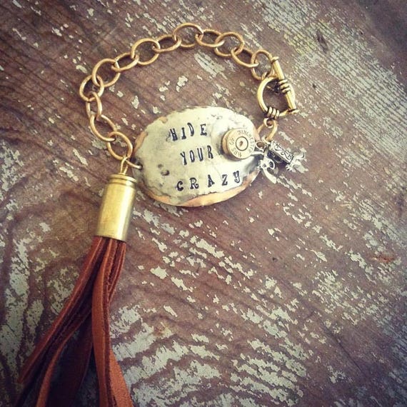 Miranda Lambert Hide Your Crazy Bracelet Bullet Jewelry