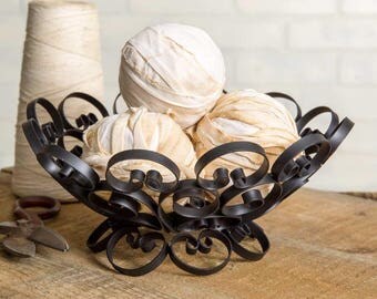 Wrought Iron Filigree Bowl