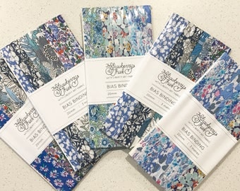 Limited Edition Liberty of London Scrappy Bias Binding Packs - 3m continuous Bias - 20mm Liberty Bias