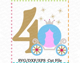 Free Free 186 4Th Birthday Princess Svg SVG PNG EPS DXF File