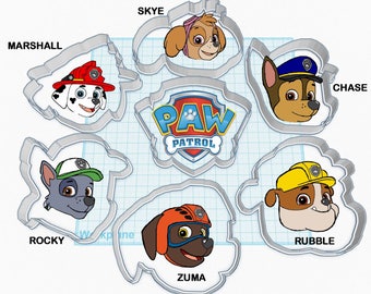 Paw Patrol Cookie Cutters