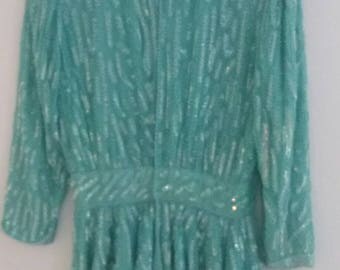 Vintage sequin top
