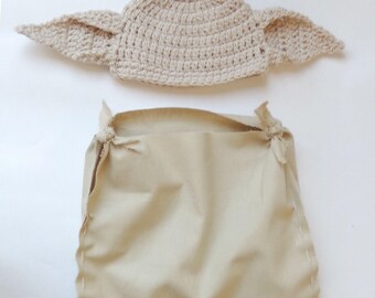 Dobby Costume - The House Elf Hat And Costume From Harry Potter For Boys- Newborn Halloween / Cosplay Wig/