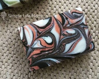 BENTONITE CLAY & CHARCOAL Tea Tree and lemon soap - 100% natural, handmade, cold processed soap, essential oil, detoxing, aromatherapy