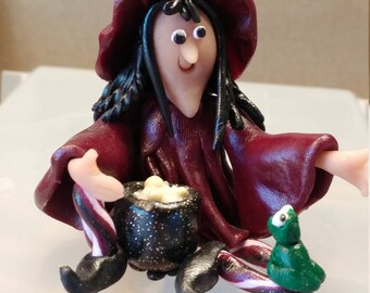 Come get in this wonderful Pot! Witch and Frog.
