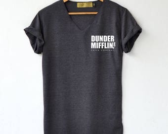 The office Shirt - Dunder Mifflin Paper Co. T-Shirt - Dwight Schrute T-Shirt High Quality Graphic T-Shirts Unisex