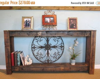 SALE Natural Reclaimed Farmhouse Sofa Console Table
